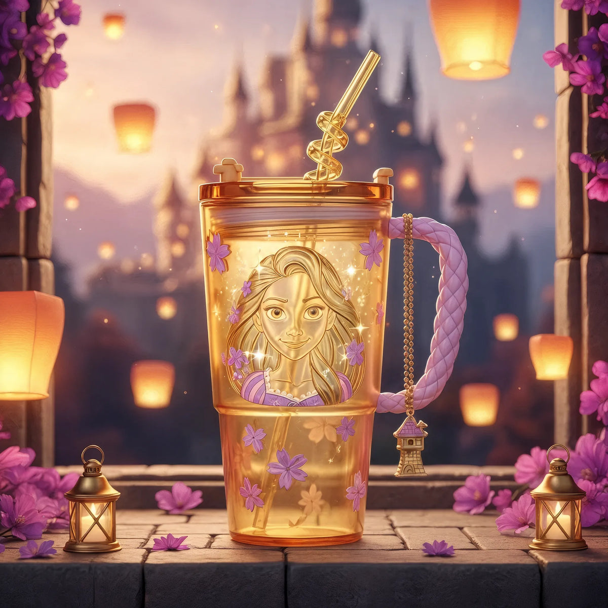 ✨ Copo Rapunzel Cabelos Mágicos | 1,15 L