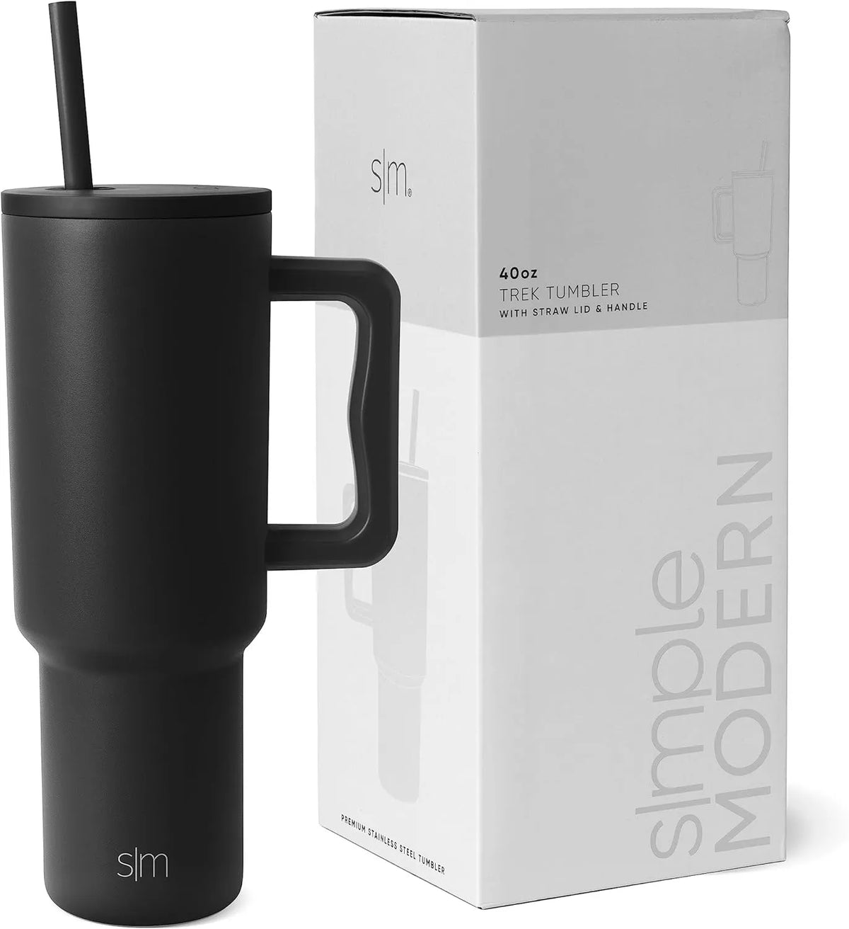 Copo Térmico S|M Preto 1,18L – Estilo e Elegância.