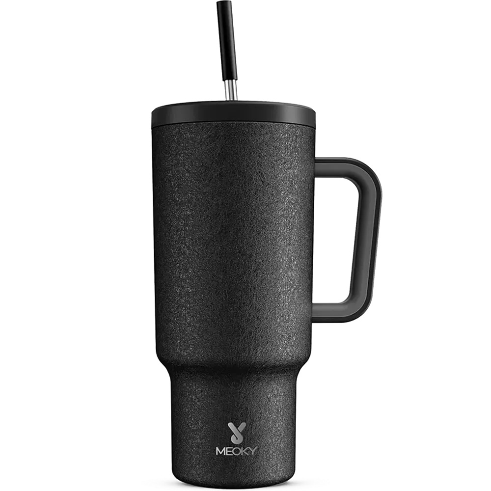 Copo Térmico Meoky Preto 1,18L – 34h Gelado
